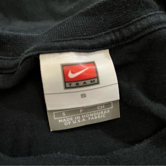 Y2K Nike Duke Blue Devils Graphic Short Sleeve Tee Black Small - Picture 4 of 8